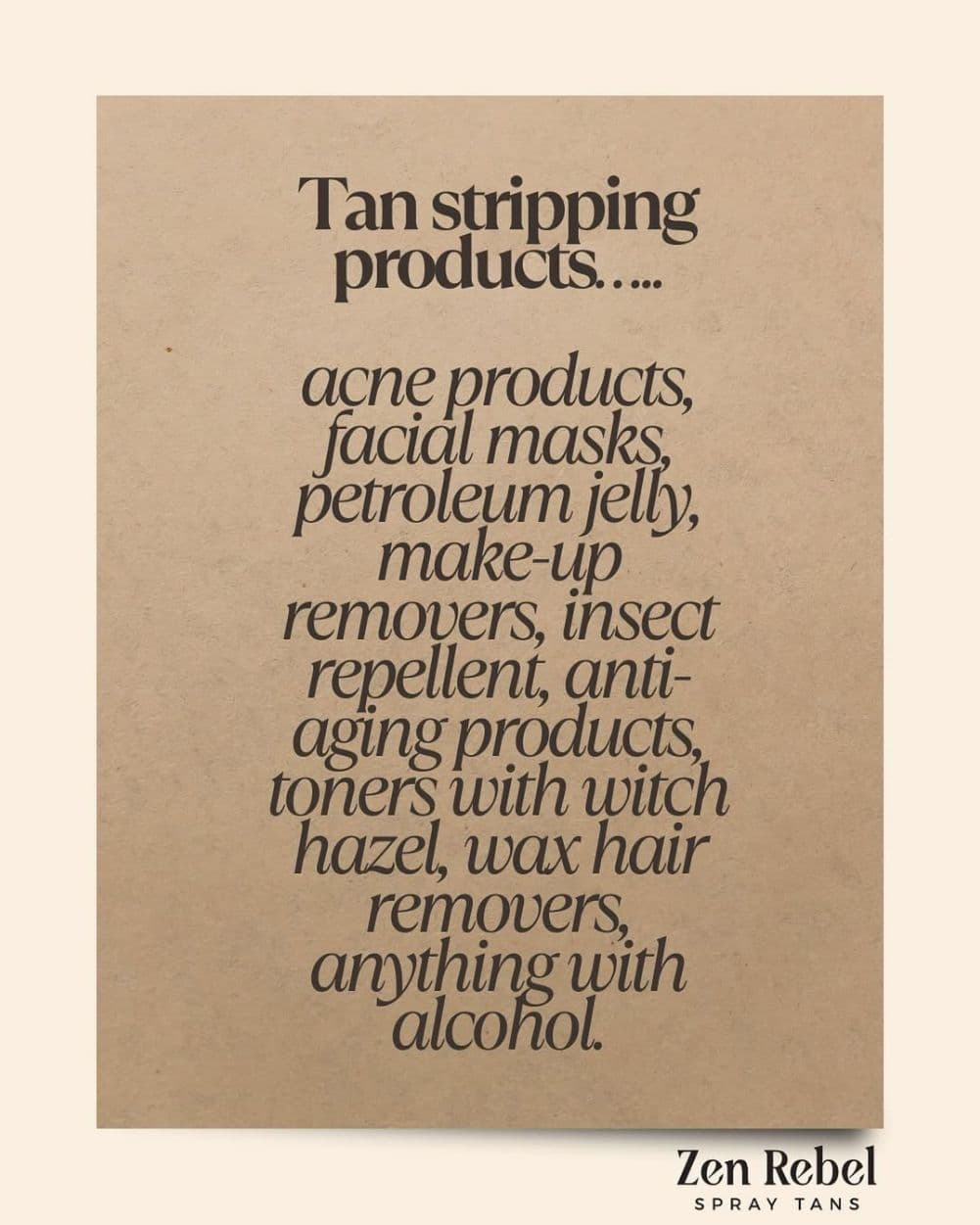 Zen Rebel Instagram post